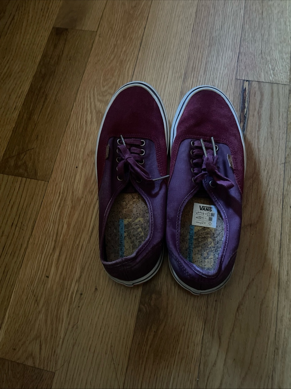 Vans Men's Burgundy Low-Top Sneakers size 9 - Picture 4 of 4